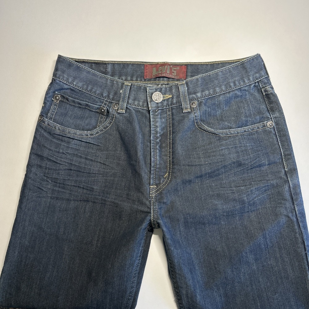 Levis 514 Slim Straight Denim Blue Jeans Boys Youth Size 18 REG 29 x 29 EUC - Picture 5 of 12